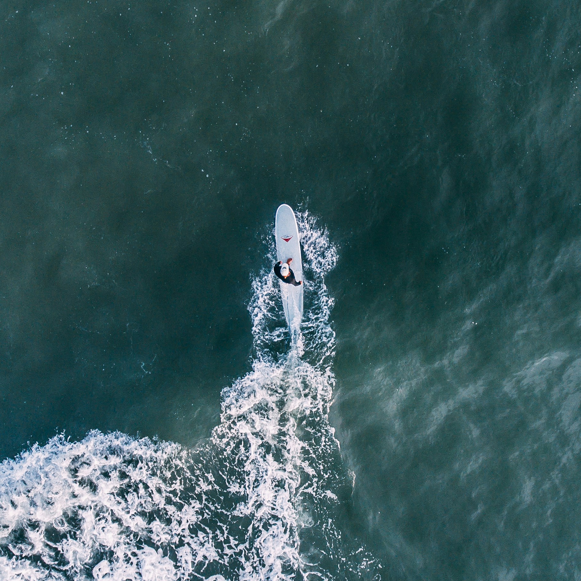 Man surfing in the ocean