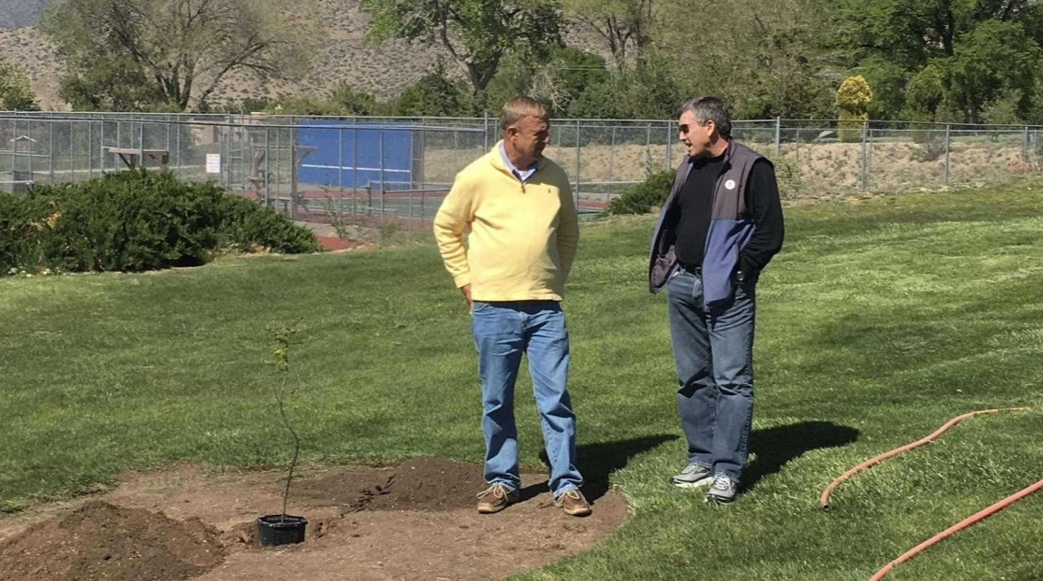 Jerry Lujan and Rex Mann